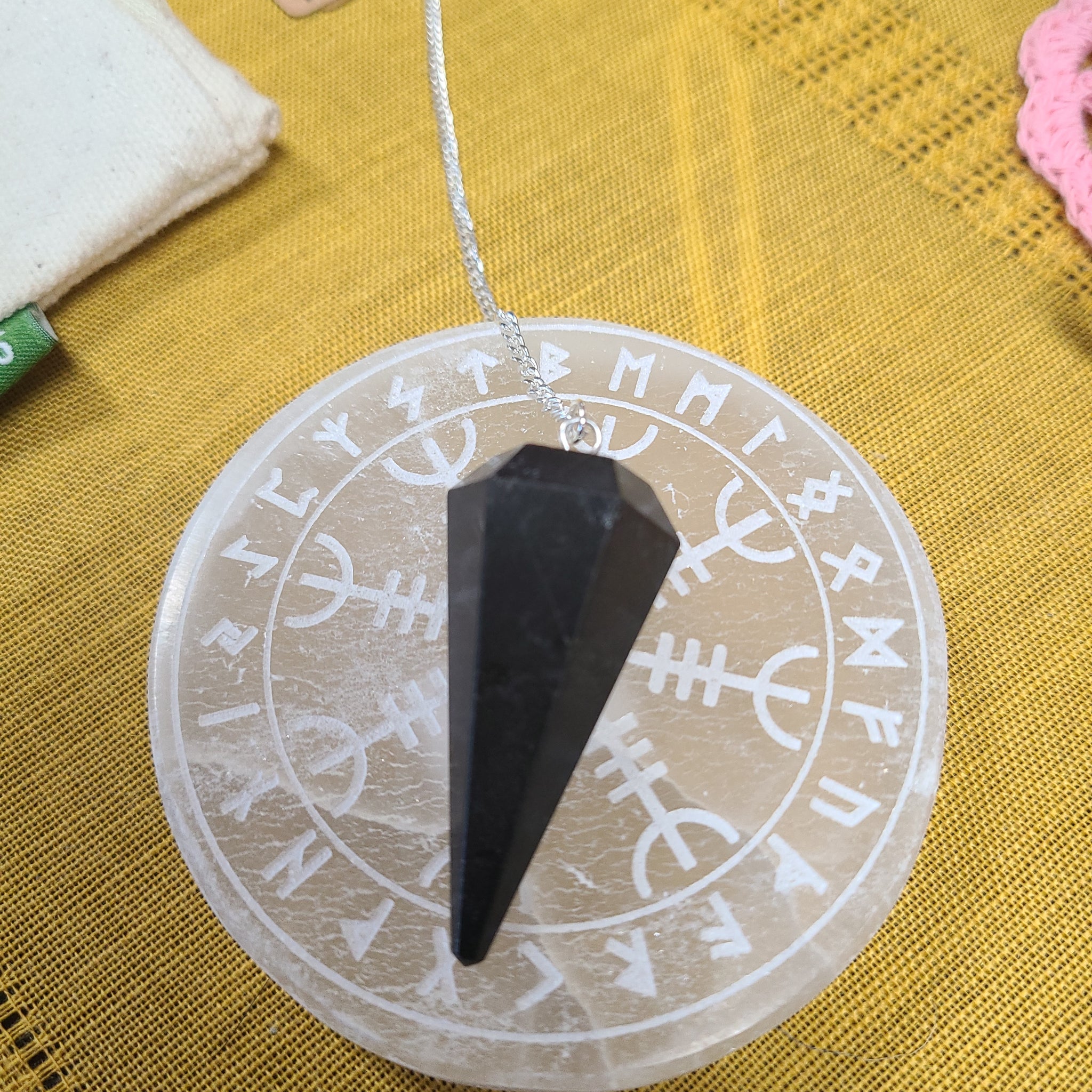 Six Sided Gemstone Pendulums - Various