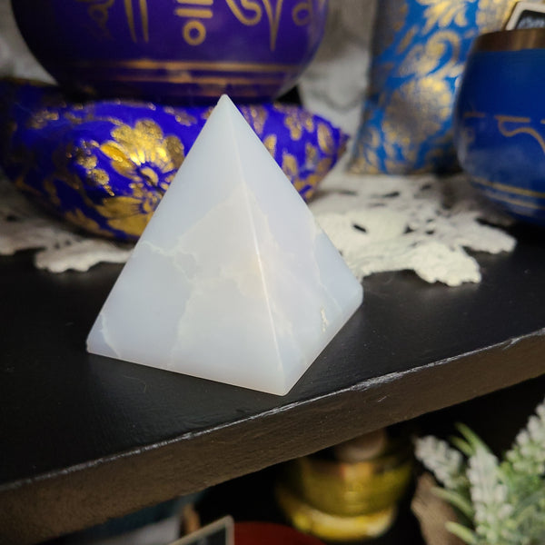Blue Chalcedony - Pyramid