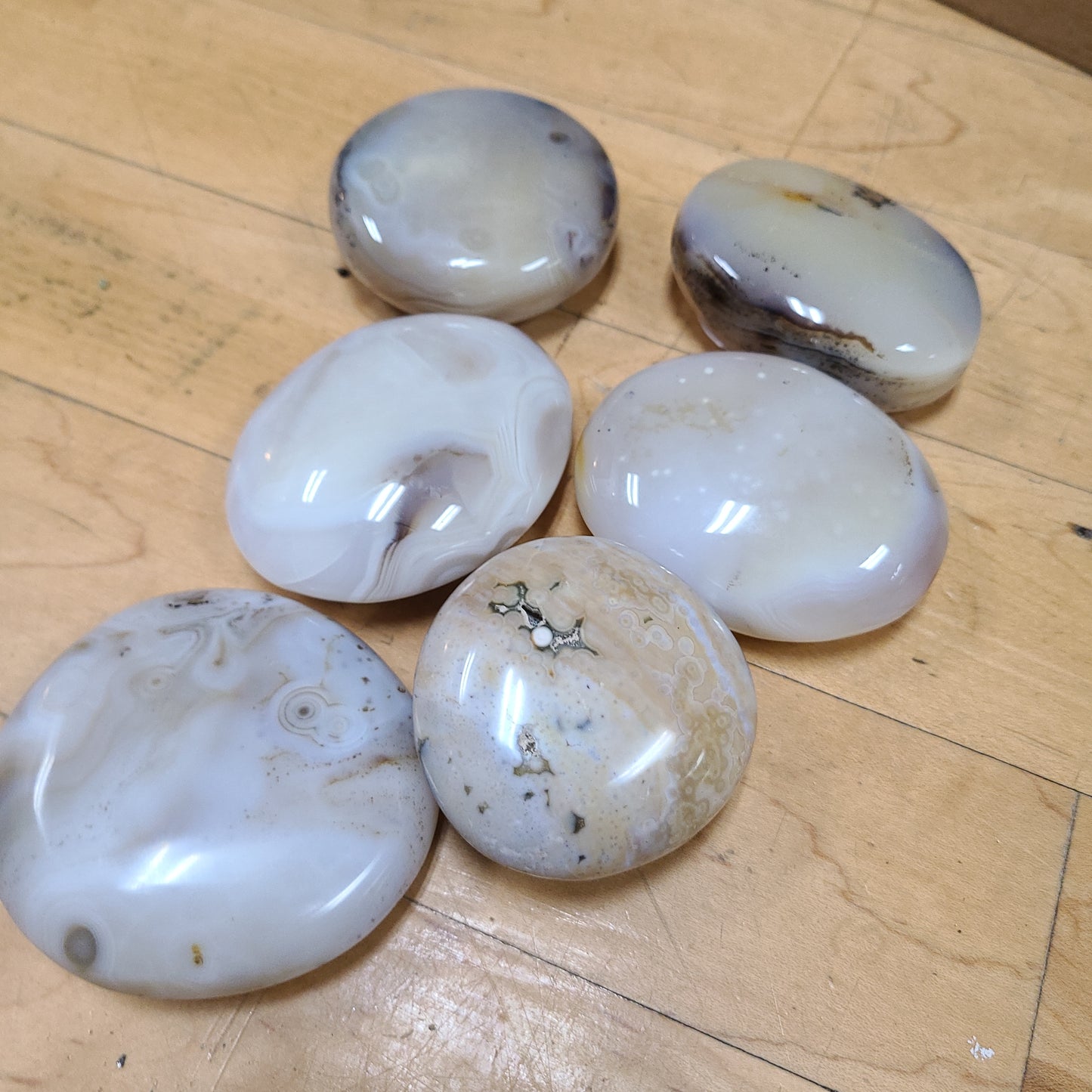 Gemstone Galets - Palm Stones - Various