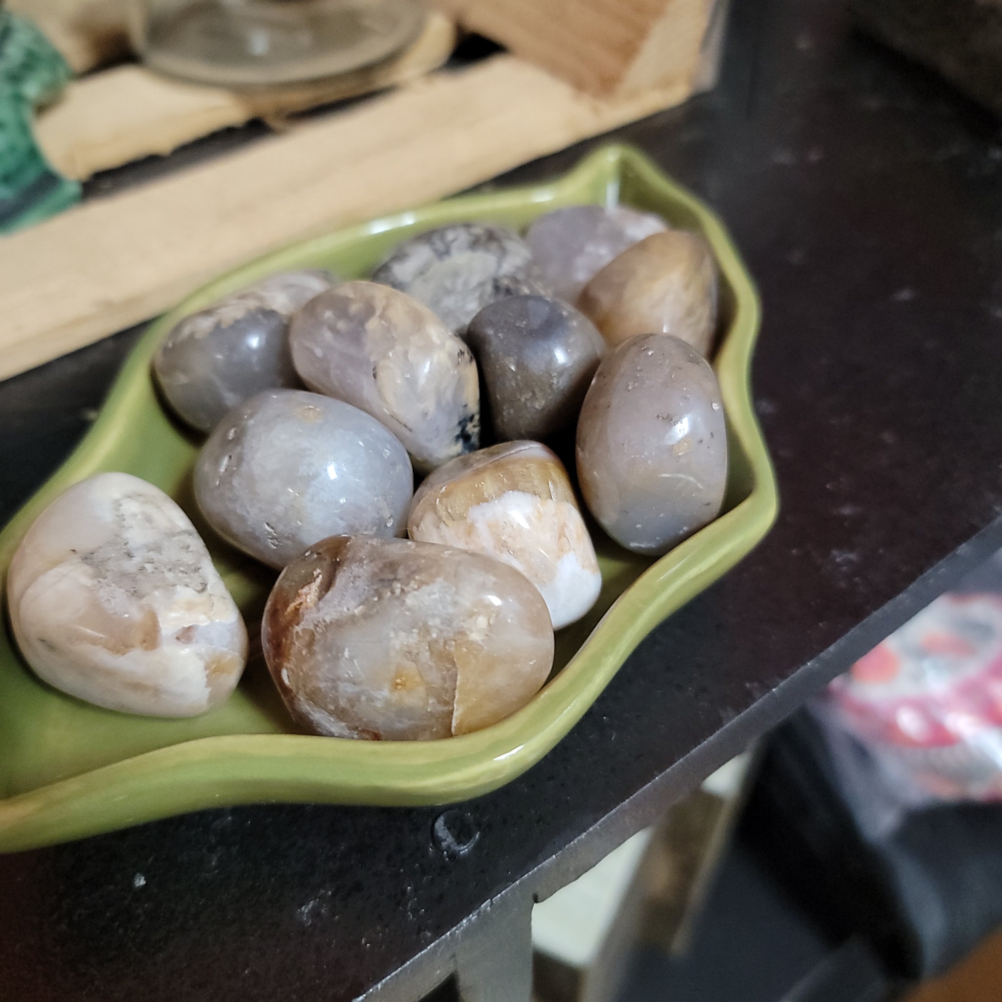 Agate, Dendritic - Tumbled