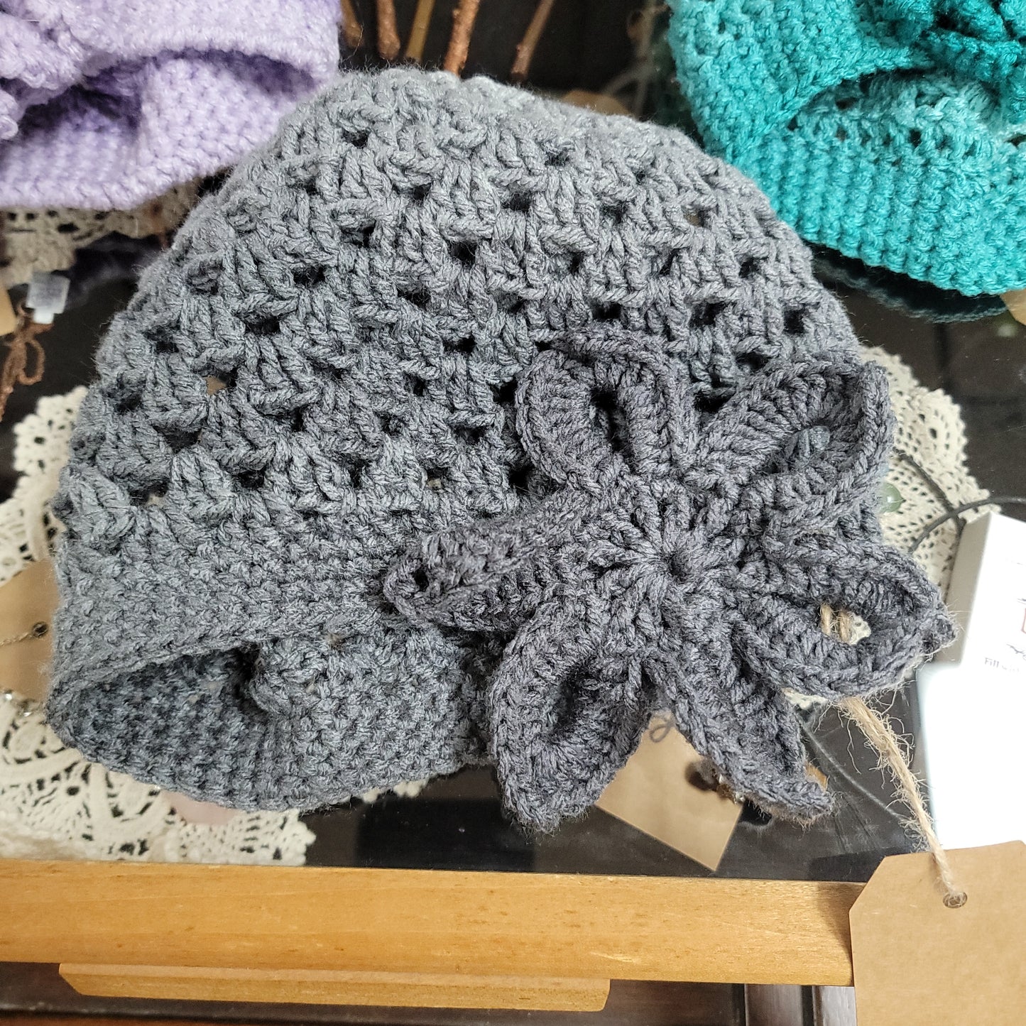 Crocheted Granny Square Hat