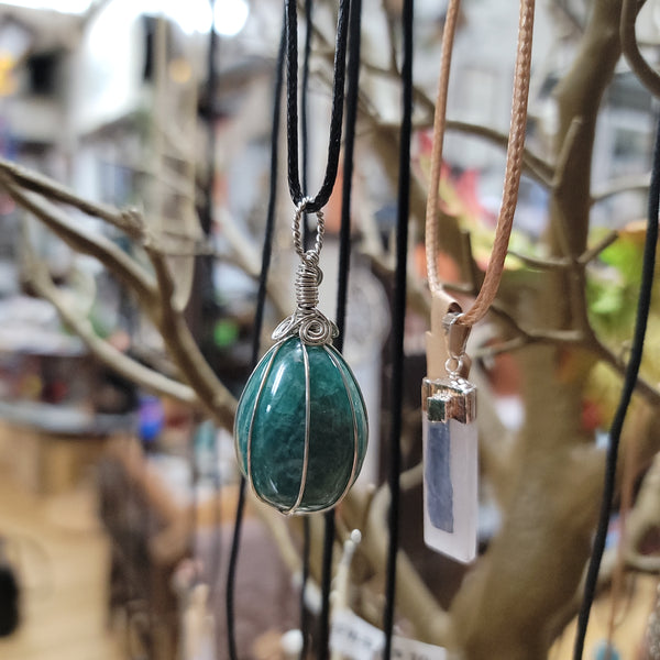 Wire Wrapped "Dragon Egg Style" Amazonite
