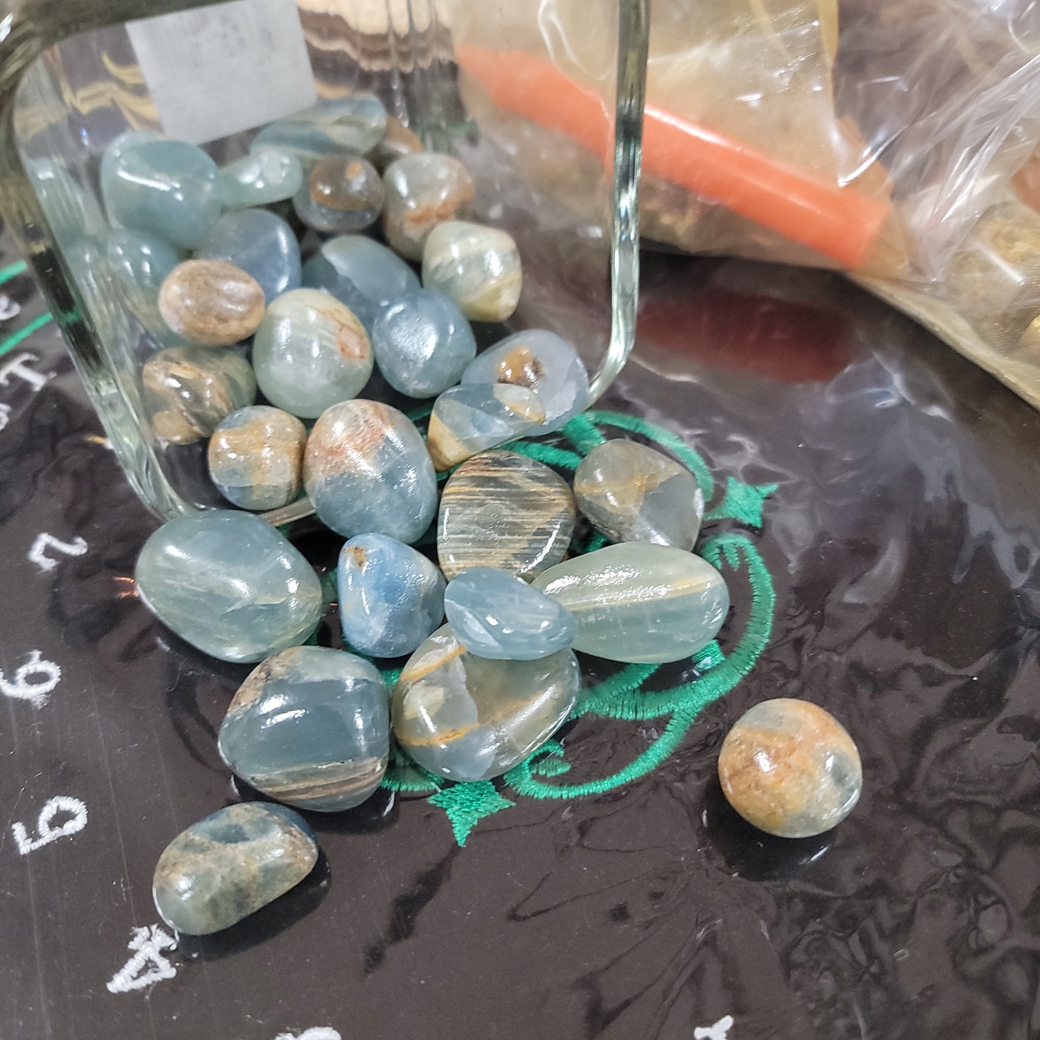 Calcite, Blue - Tumbled