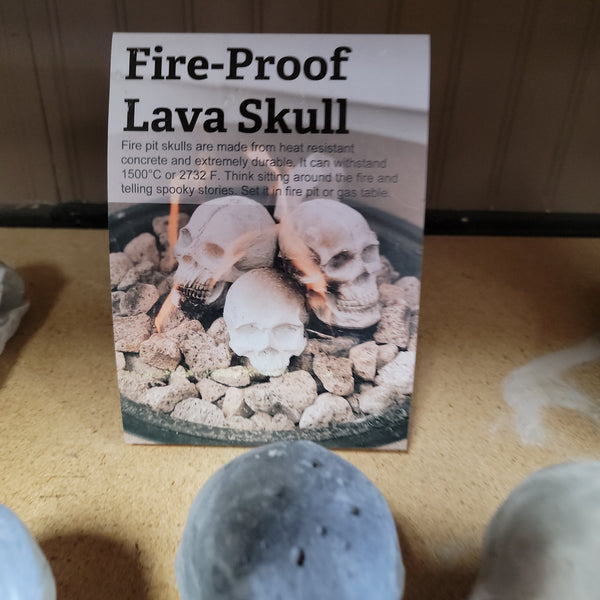 Lava Medium Skull for Firepit