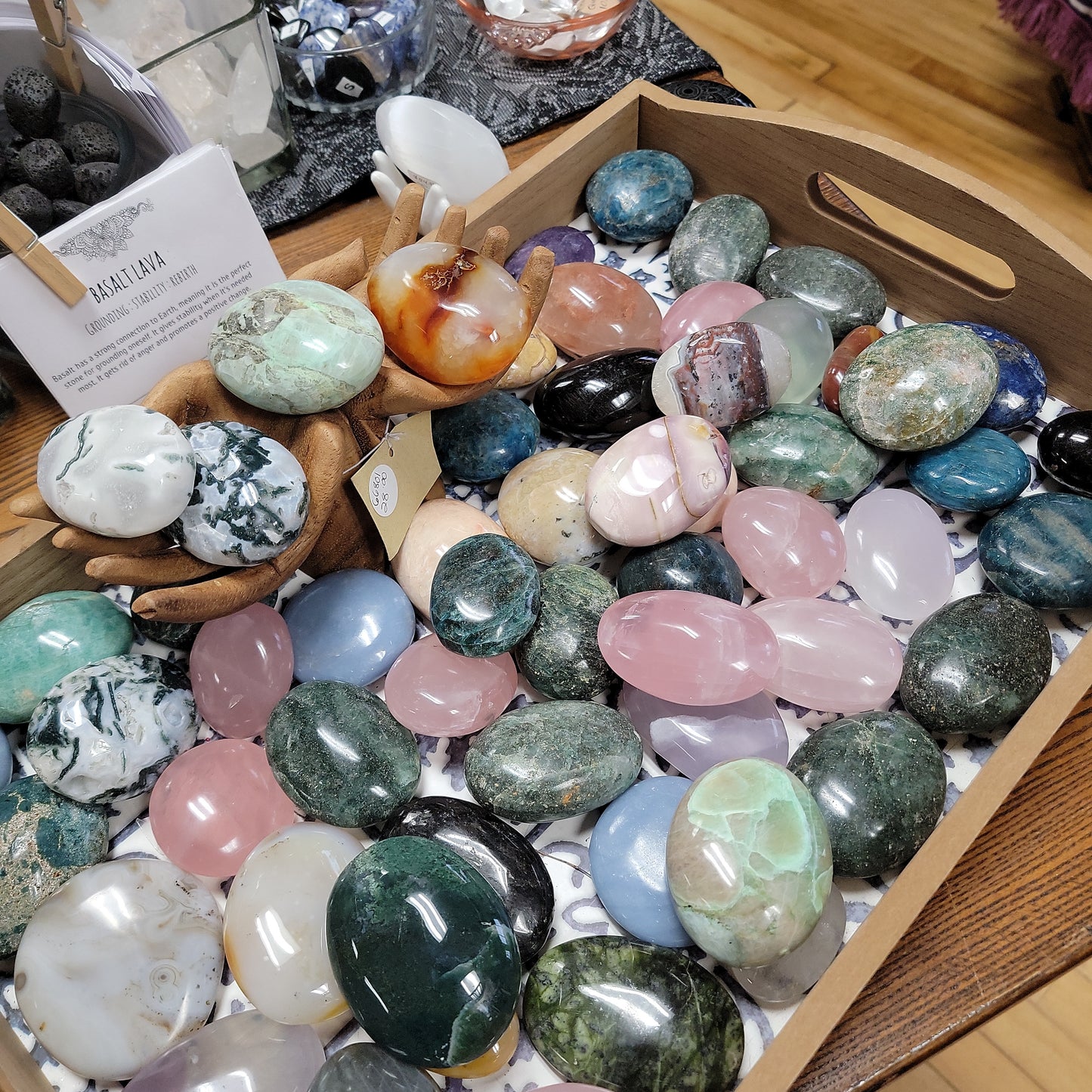 Gemstone Galets - Palm Stones - Various