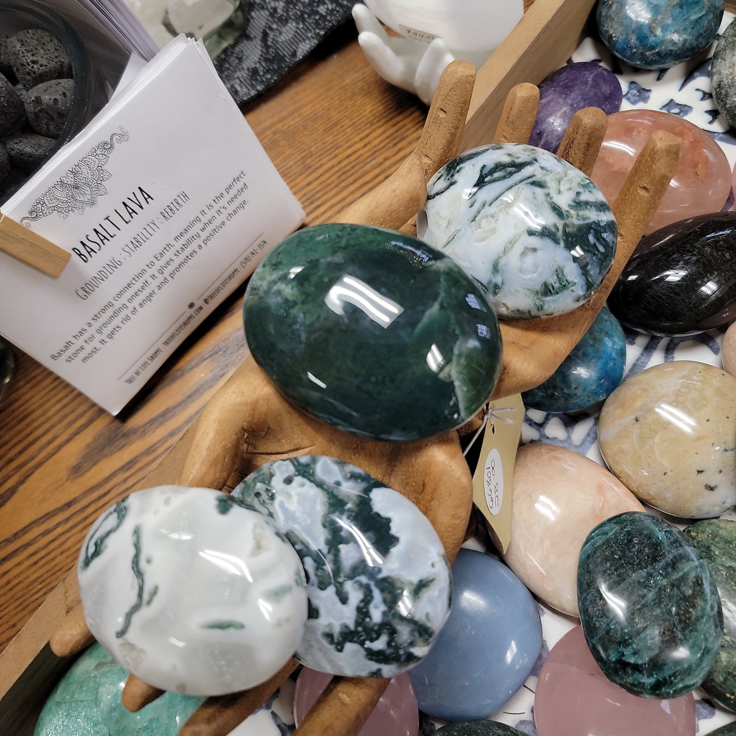 Gemstone Galets - Palm Stones - Various