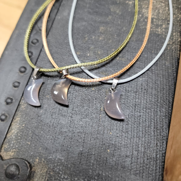 Moon Gemstone Pendants