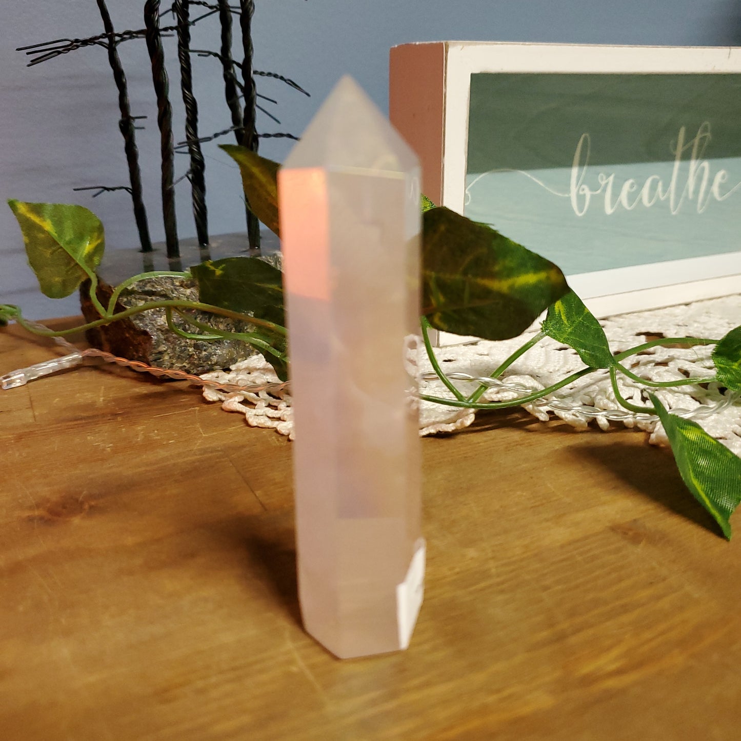 Angel Aura Rose Quartz - Towers