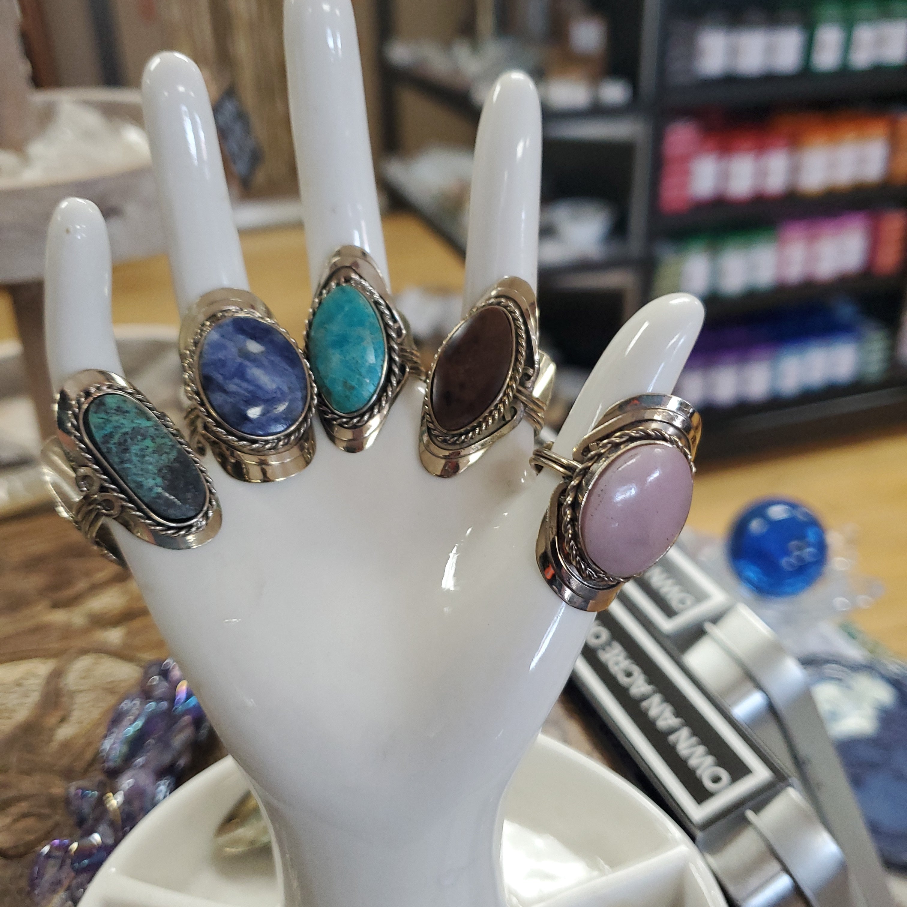 Boho sale gemstone rings