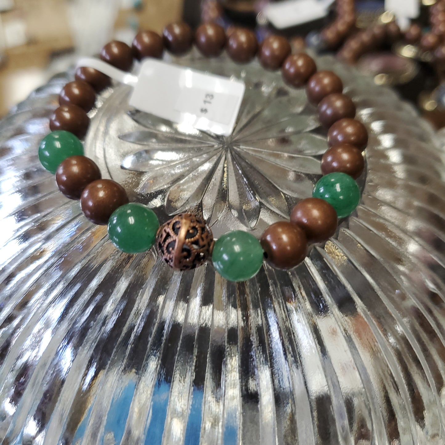 Copper Beads & Gemstone Bracelets