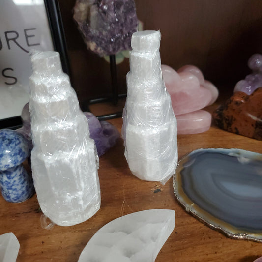 Selenite Mini Mountain Tower