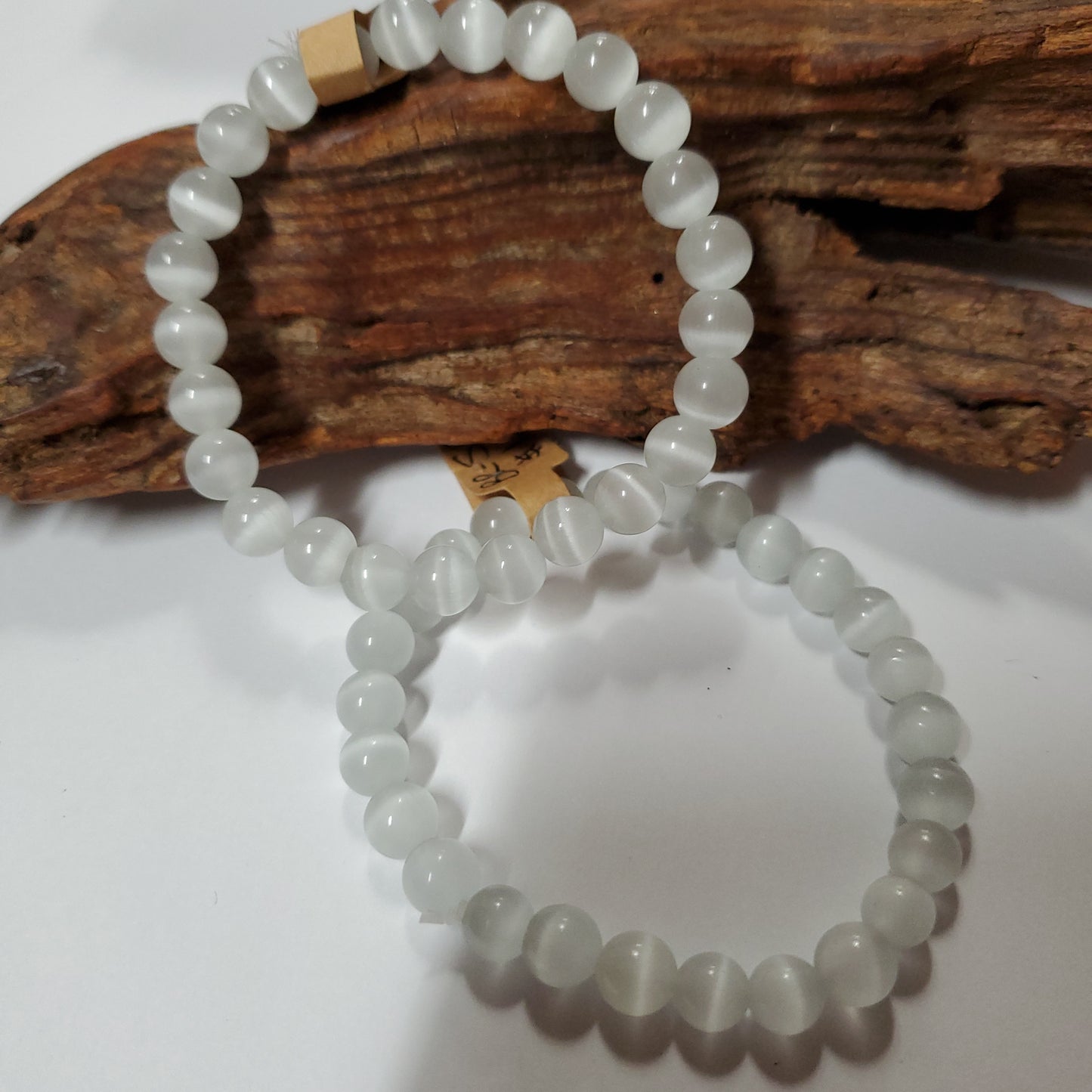 Selenite - Bead Bracelet 8 mm