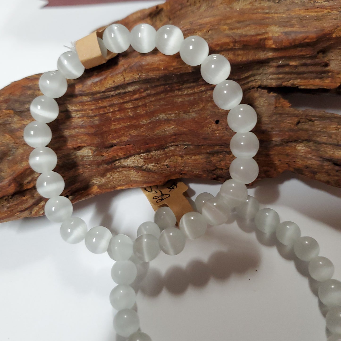 Selenite - Bead Bracelet 8 mm