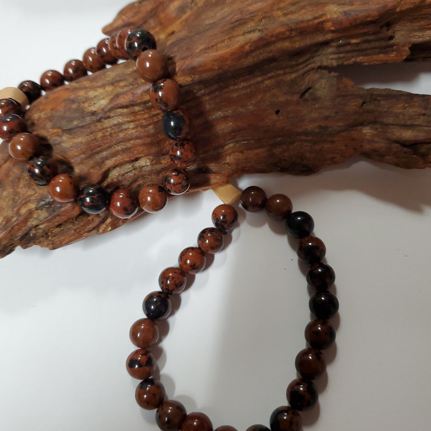 Mahogany Obsidian - Bead Bracelet 8mm