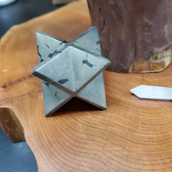Pyrite & Hematite Merkaba