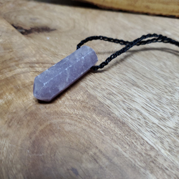 Lepidolite Point Necklace