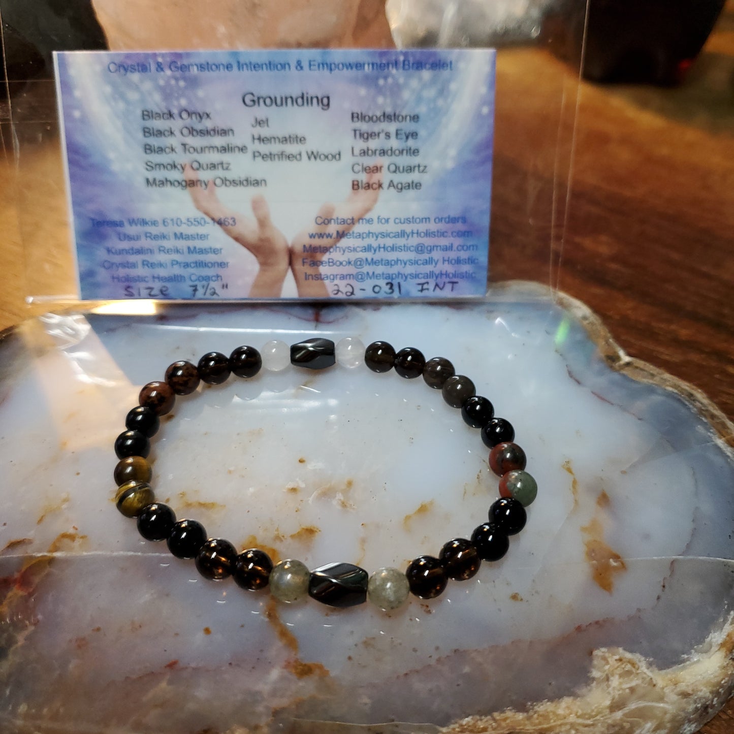 Crystal & Gemstone Beaded Intention and Empowerment Bracelets