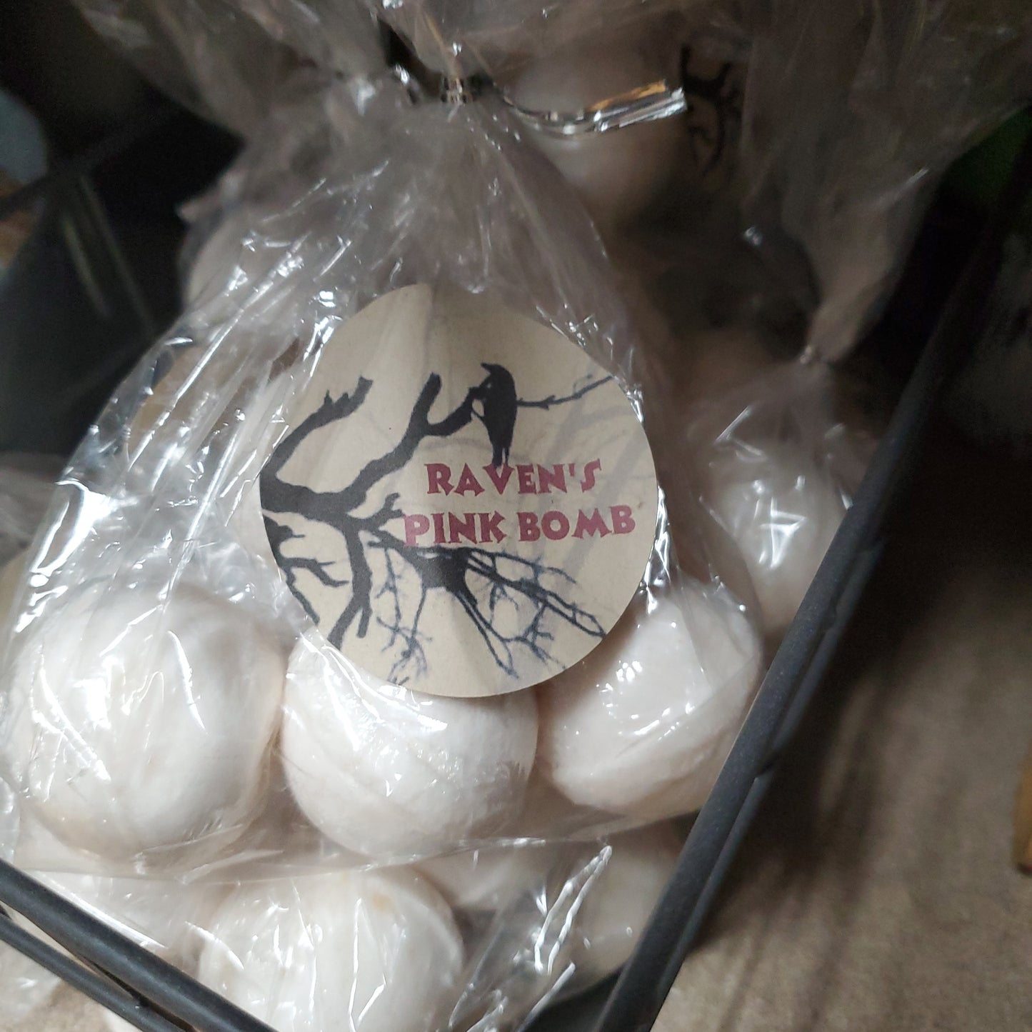 Raven’s  Pink Bomb - Himalayan Salt Bath Bomb Set