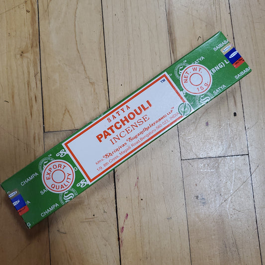 Satya Incense 15g (grams) - Patchouli