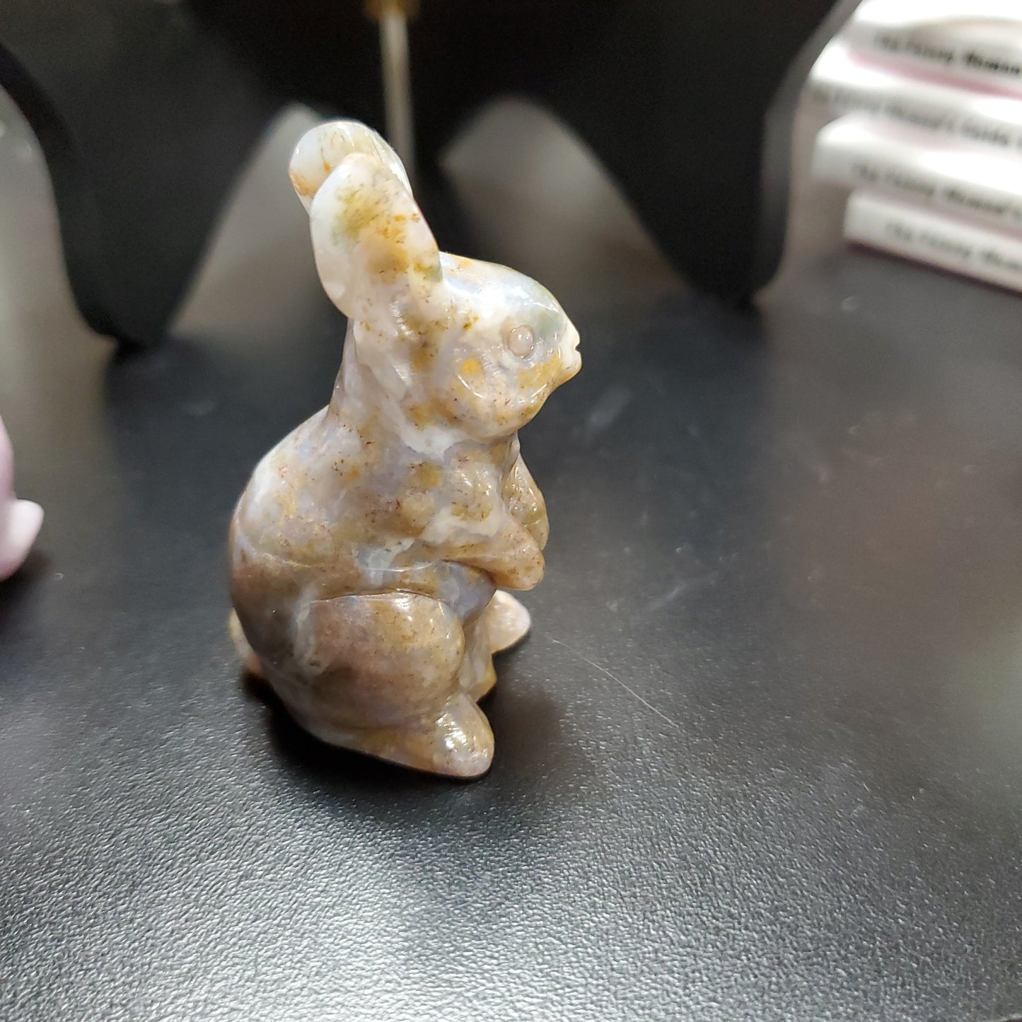 Carved Gemstone Bunny Rabbits - Various