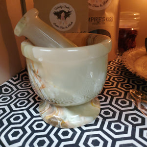 Green Onyx Mortar & Pestle set