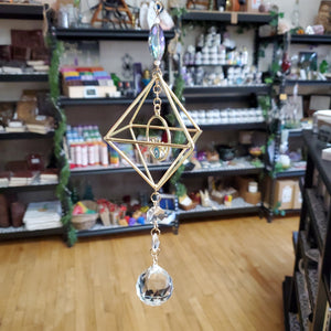 Pyramid Evil Eye Suncatcher