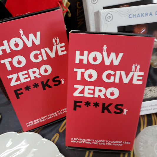How to give Zeros F**ks