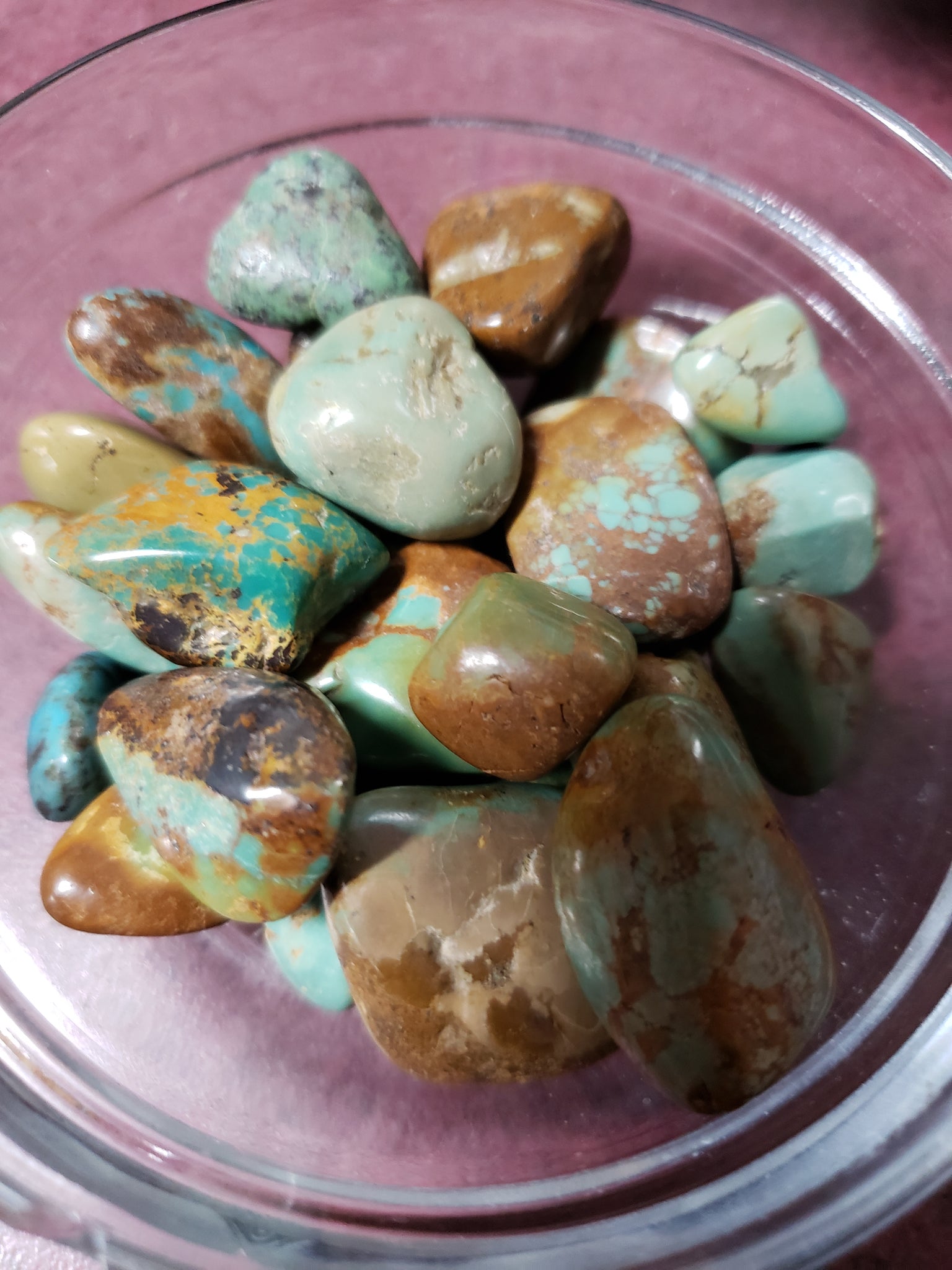 Turquoise (Green/Blue) - Tumbled ( Small) - Tree Of Life Shoppe