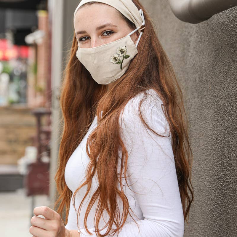 Wildflower Face Mask & Headband Set - Tree Of Life Shoppe