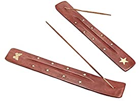 Wooden with Brass Inlay Incense Holders - Various - Tree Of Life Shoppe
