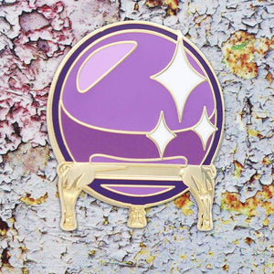 Crystal Ball Enamel Pin