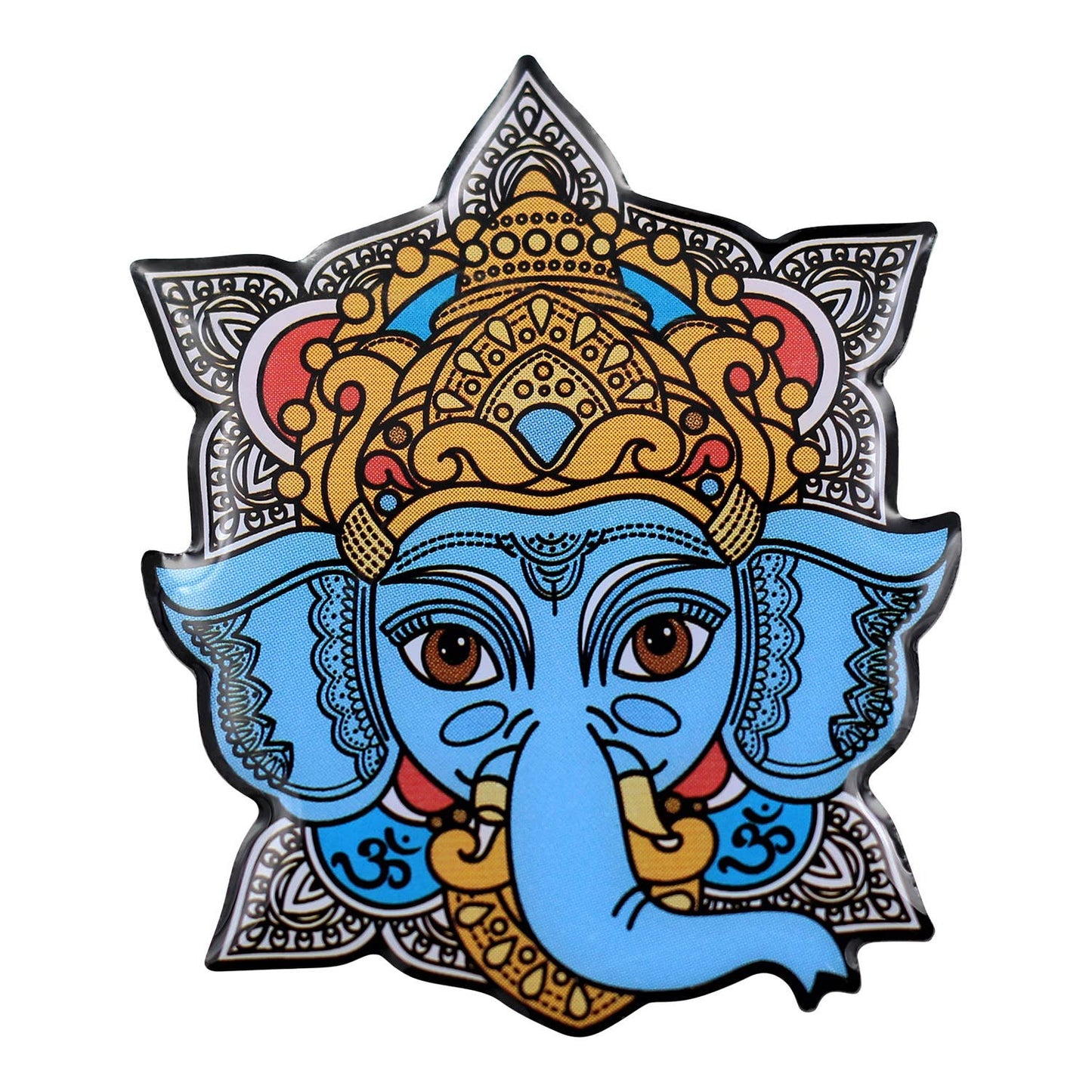 Hindu Elephant Lucky Ganesh Chaturthi Enamel Lapel Pin