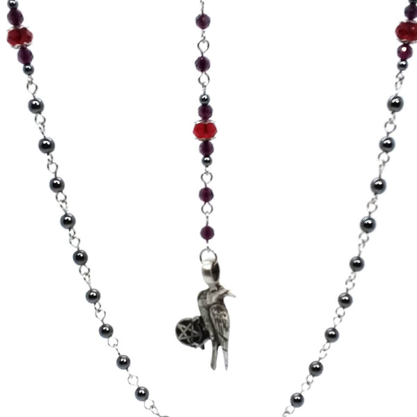 Crimson Raven Rosary