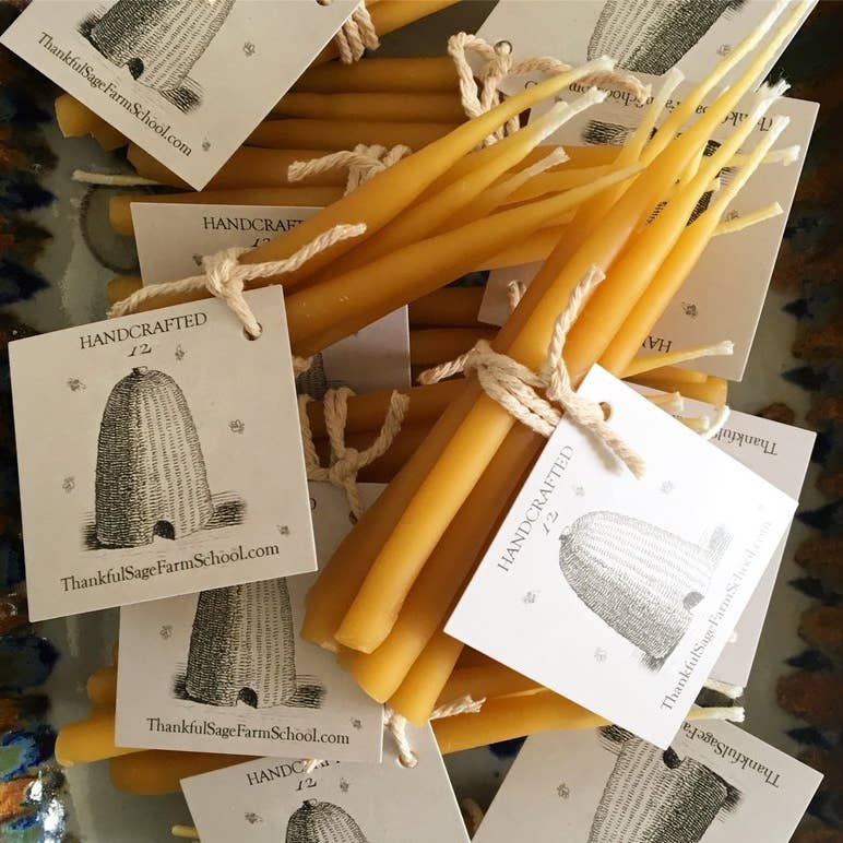 Beeswax Small Taper Candles