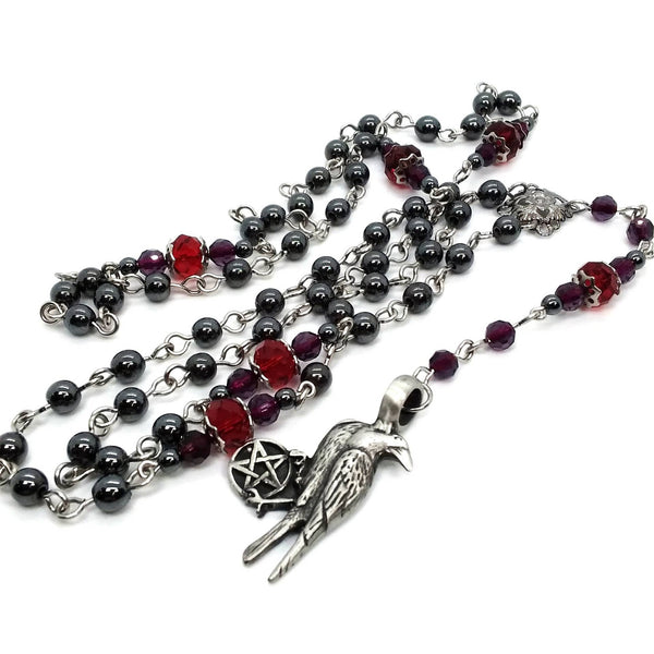 Crimson Raven Rosary