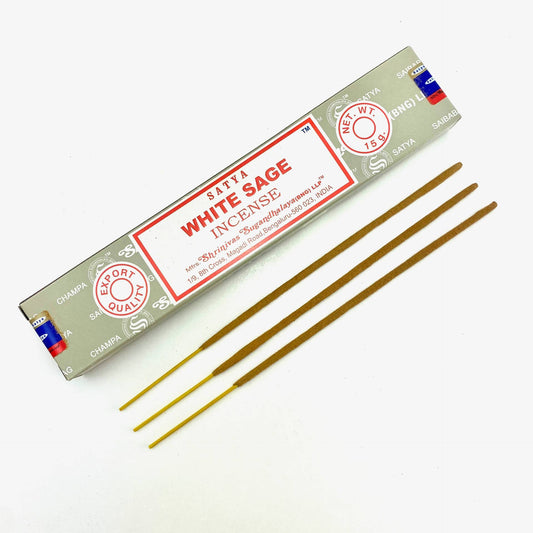 Satya Incense 15g (grams) - White Sage