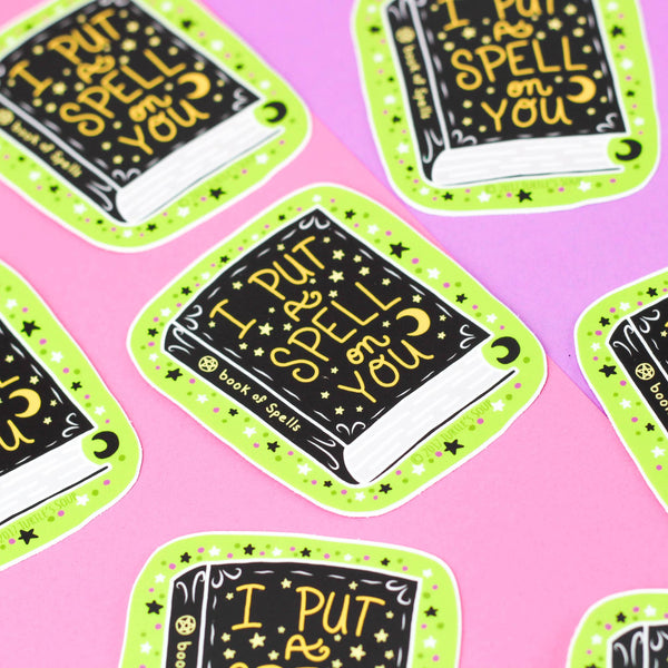 Color Sticker: Spellbook Witch Sticker