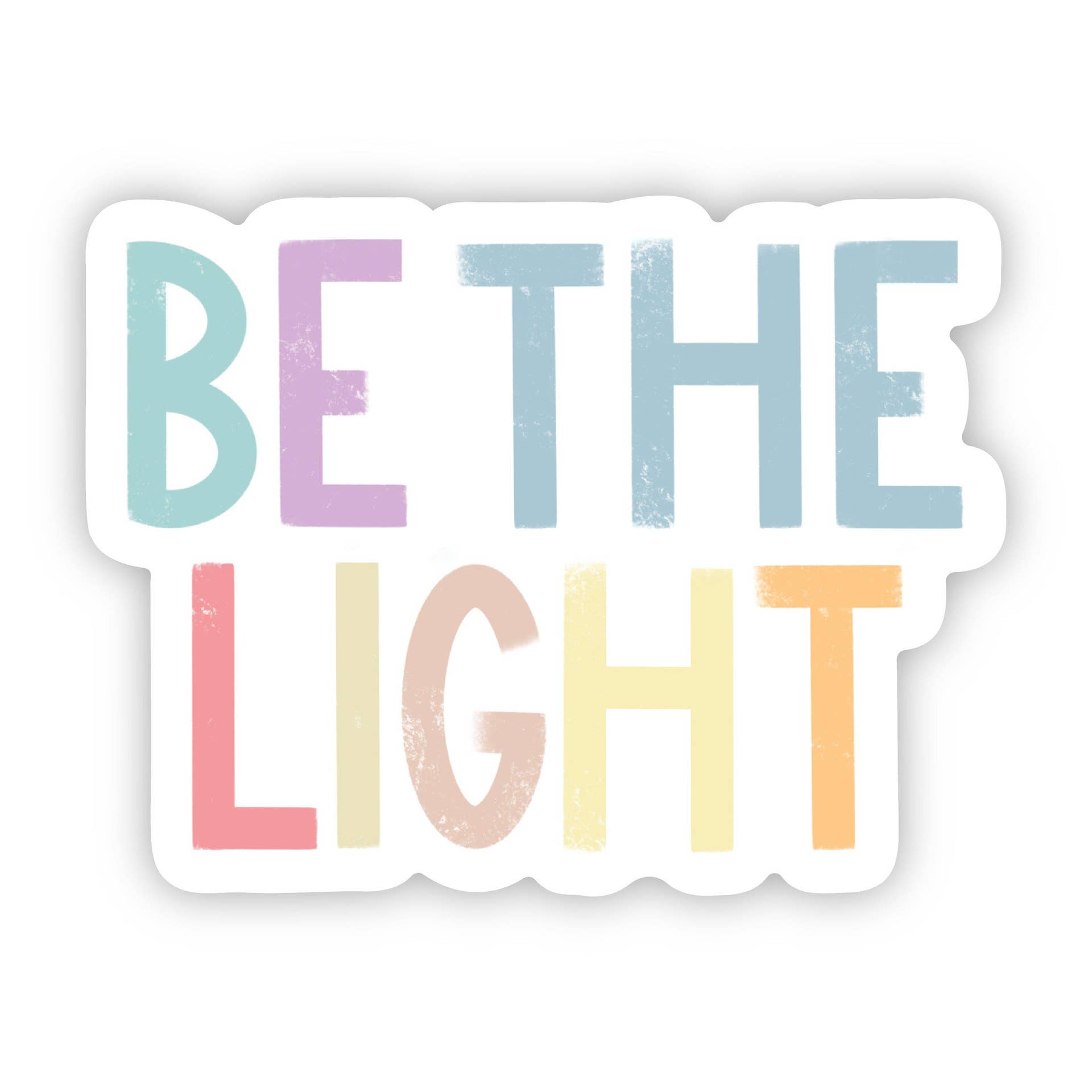 Be The Light Positivity Lettering Sticker
