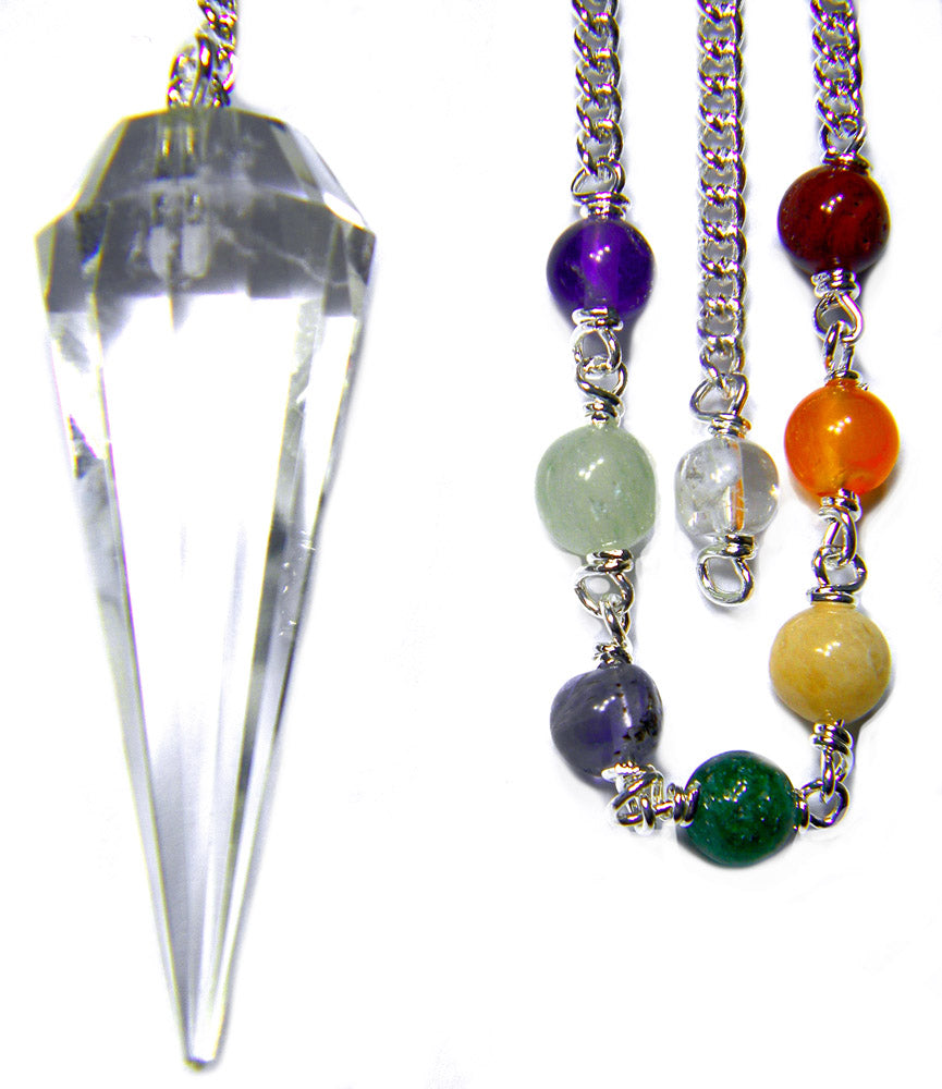 Crystal Quartz Chakra Pendulum - Tree Of Life Shoppe