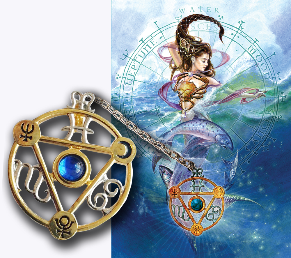 Elemental Water Talisman and Card - Tree Of Life Shoppe