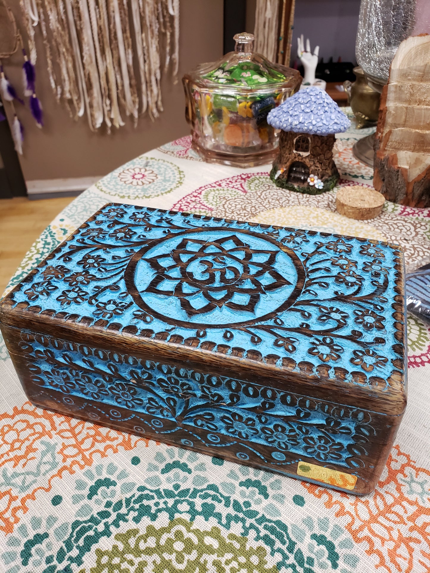 Wooden Hand Craft Painted Storage Boxes - Tree Of Life Shoppe