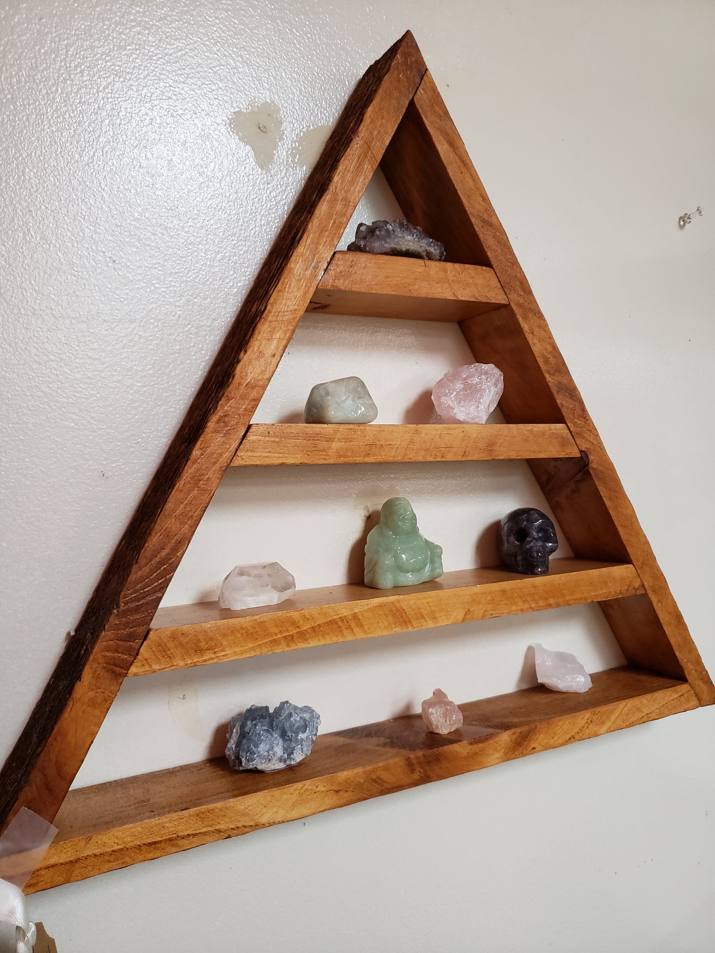 Recycled Triangle Wood Display - Tree Of Life Shoppe