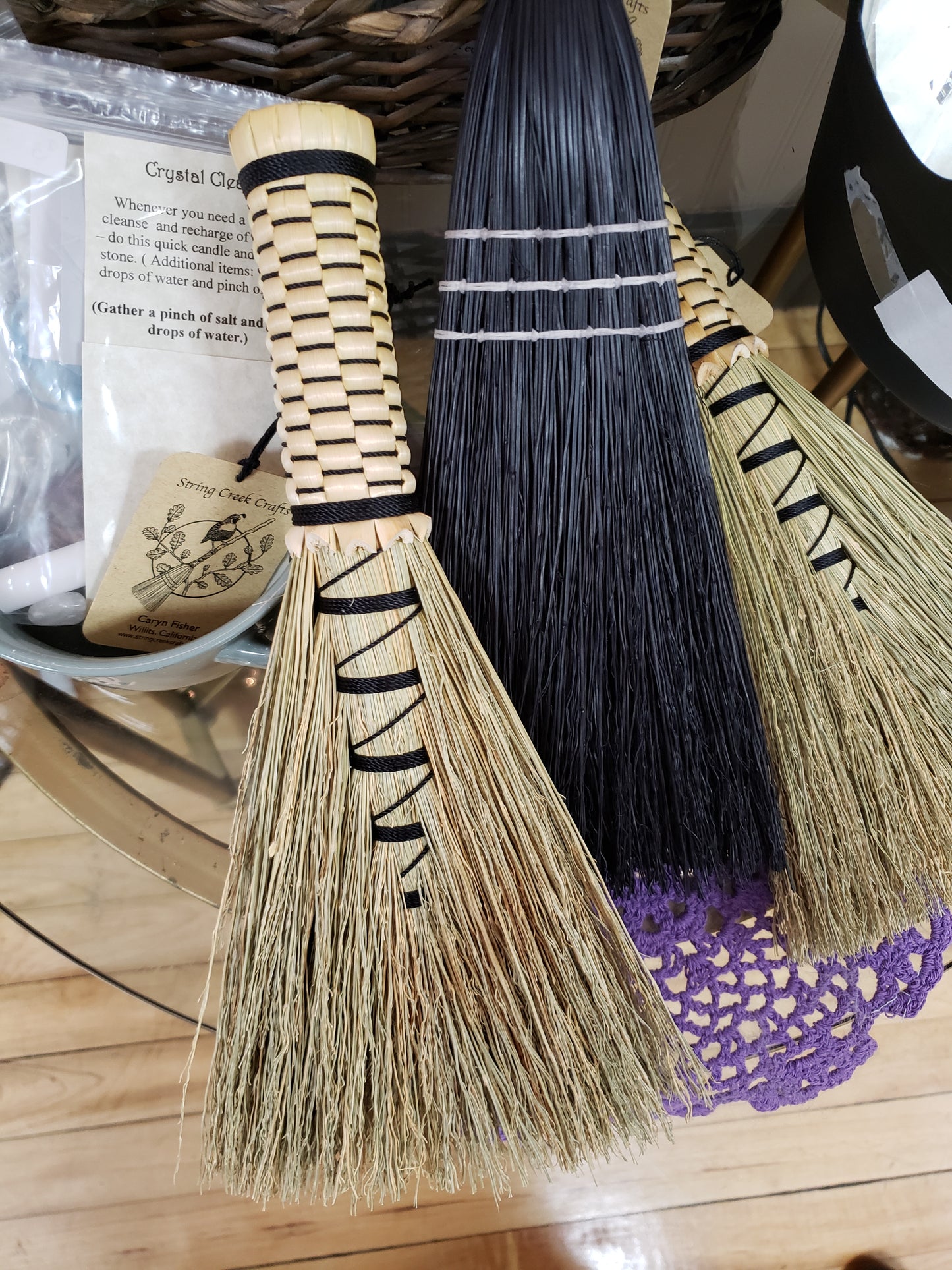 Hawks Tail Whisk Woven Hand Broom - Tree Of Life Shoppe