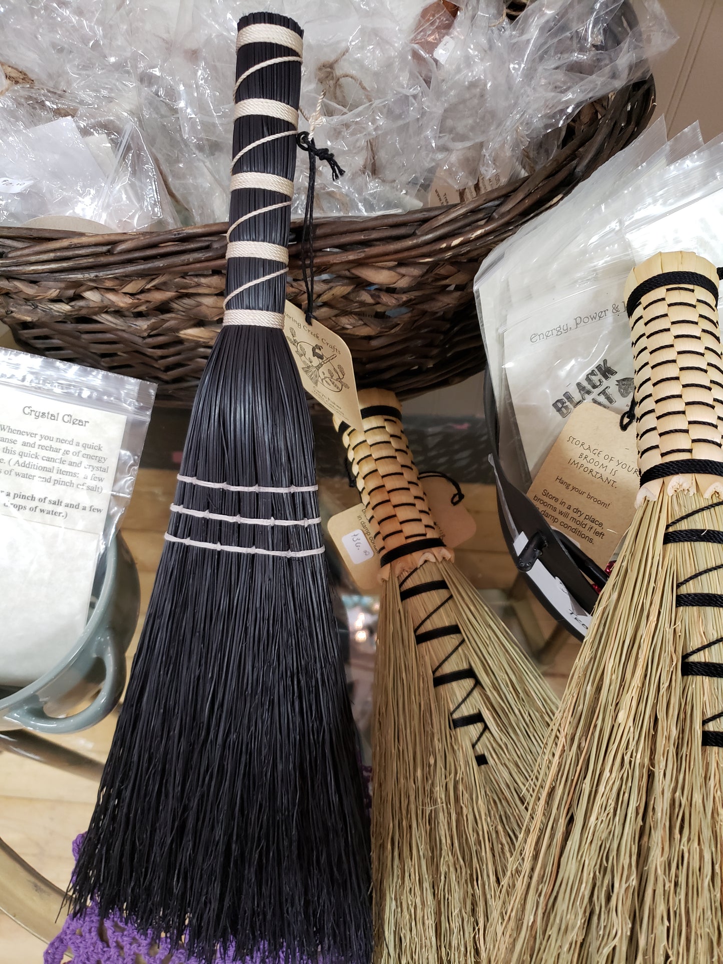 Stitched Whisk Hand Broom - Tree Of Life Shoppe
