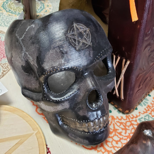 Ceramic Painted Skull - Tree Of Life Shoppe