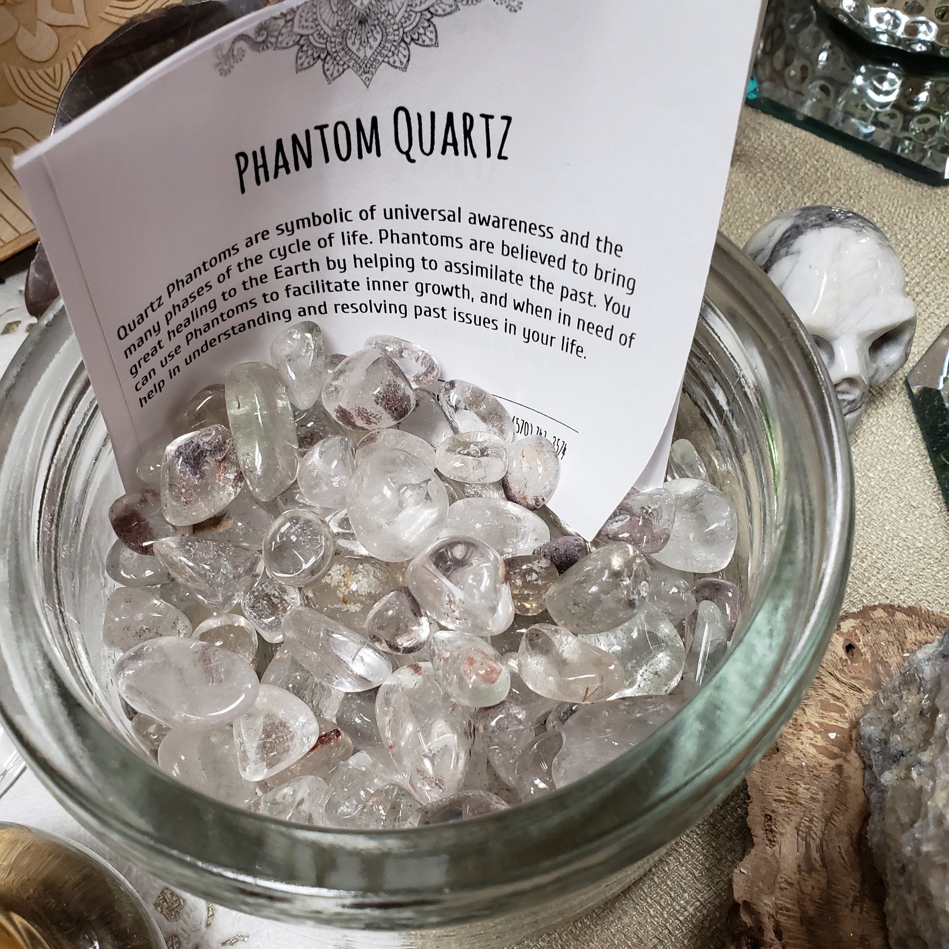 Phantom Quartz Crystal - Tree Of Life Shoppe