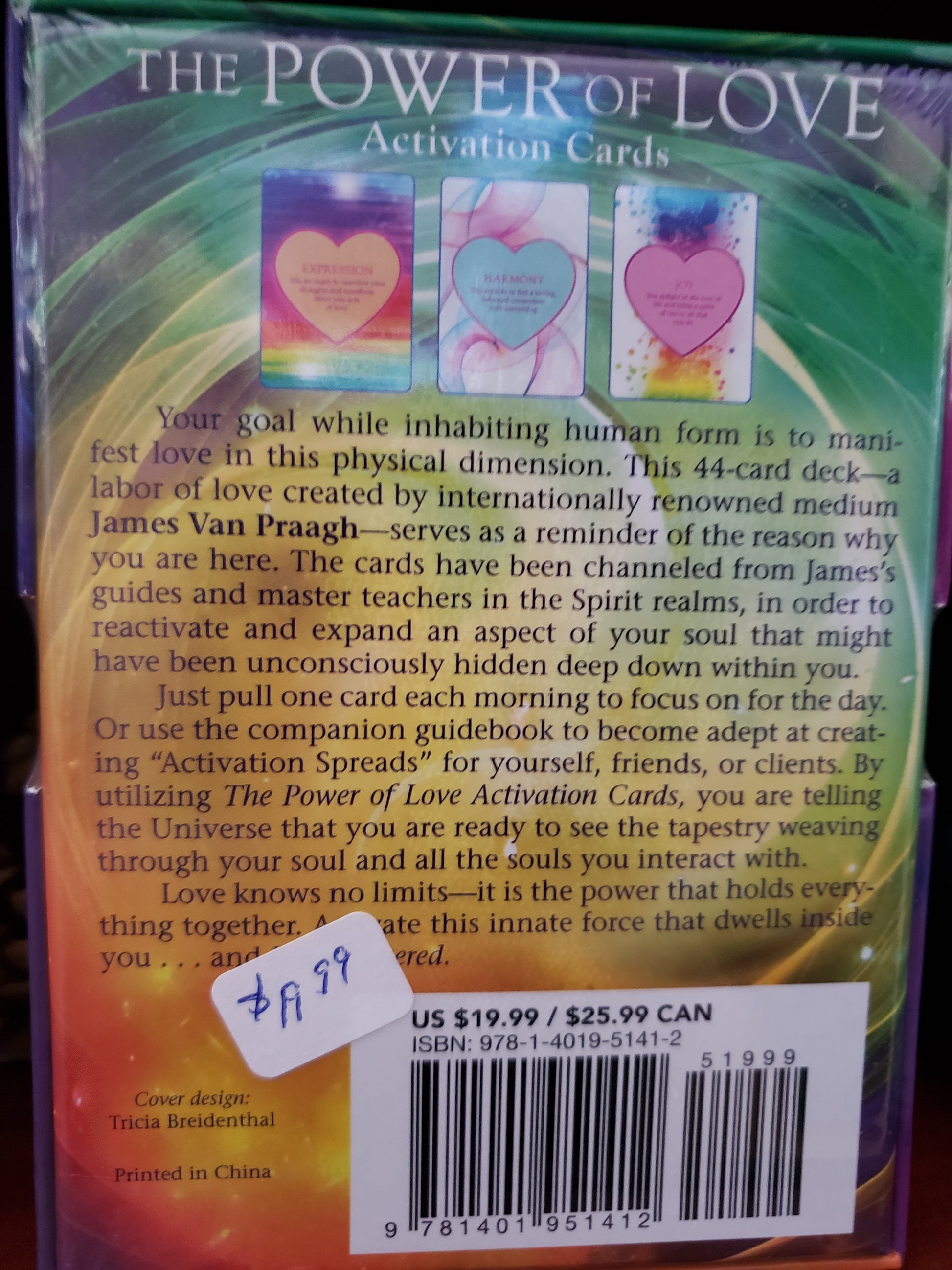 The Power of Love Activation Cards - Tree Of Life Shoppe