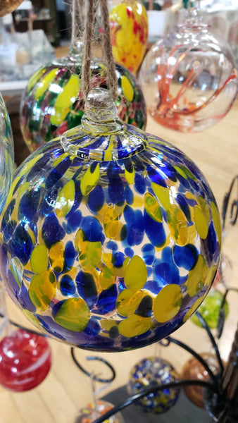 Blue and Yellow Spotted Fella Gazing 4 inch - Tree Of Life Shoppe