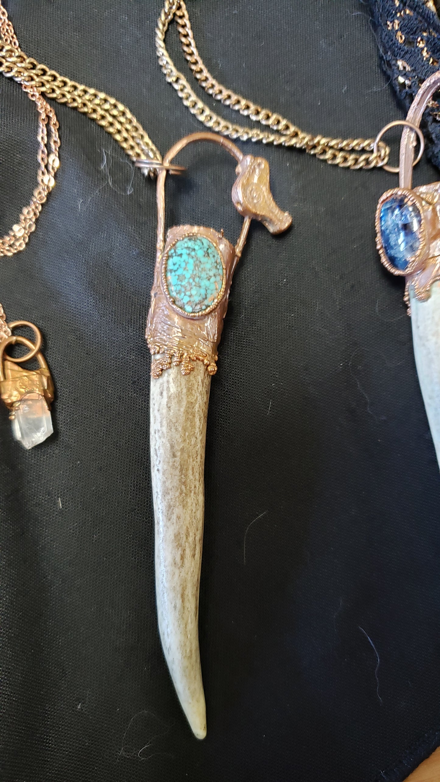 Antler Horned Handcrafted Copper Necklaces - Tree Of Life Shoppe