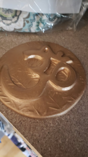 Handmade Pottery Altar OM Tile - Tree Of Life Shoppe